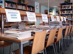 Ermuko Udal liburutegiko instalazioak.