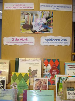Libros expuestos.