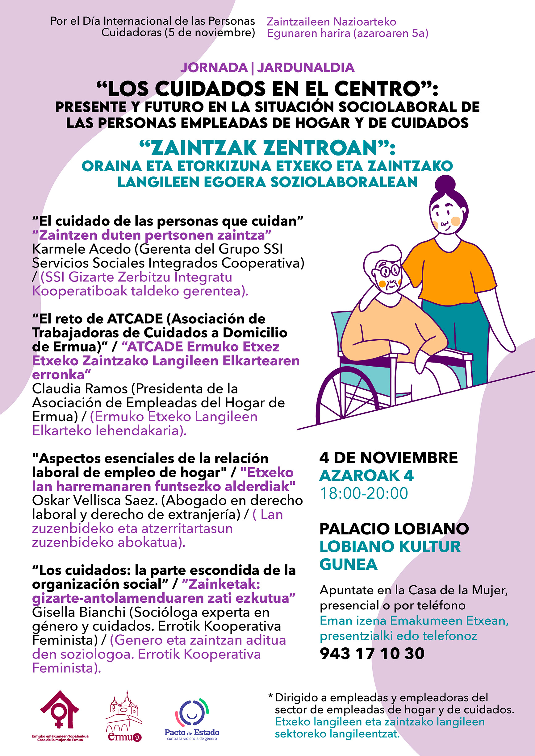 Cartel resumen del programa de la jornada