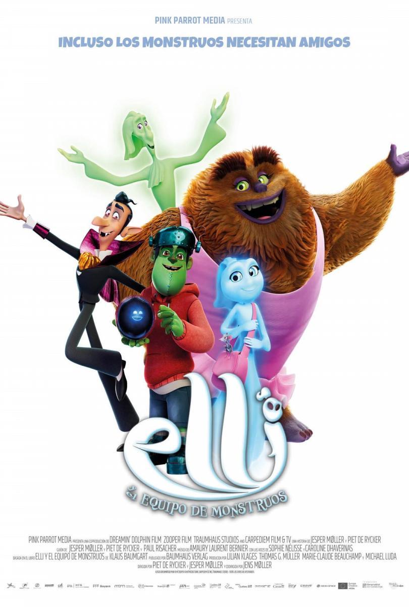 Elli y el equipo de los monstruos filmaren kartela