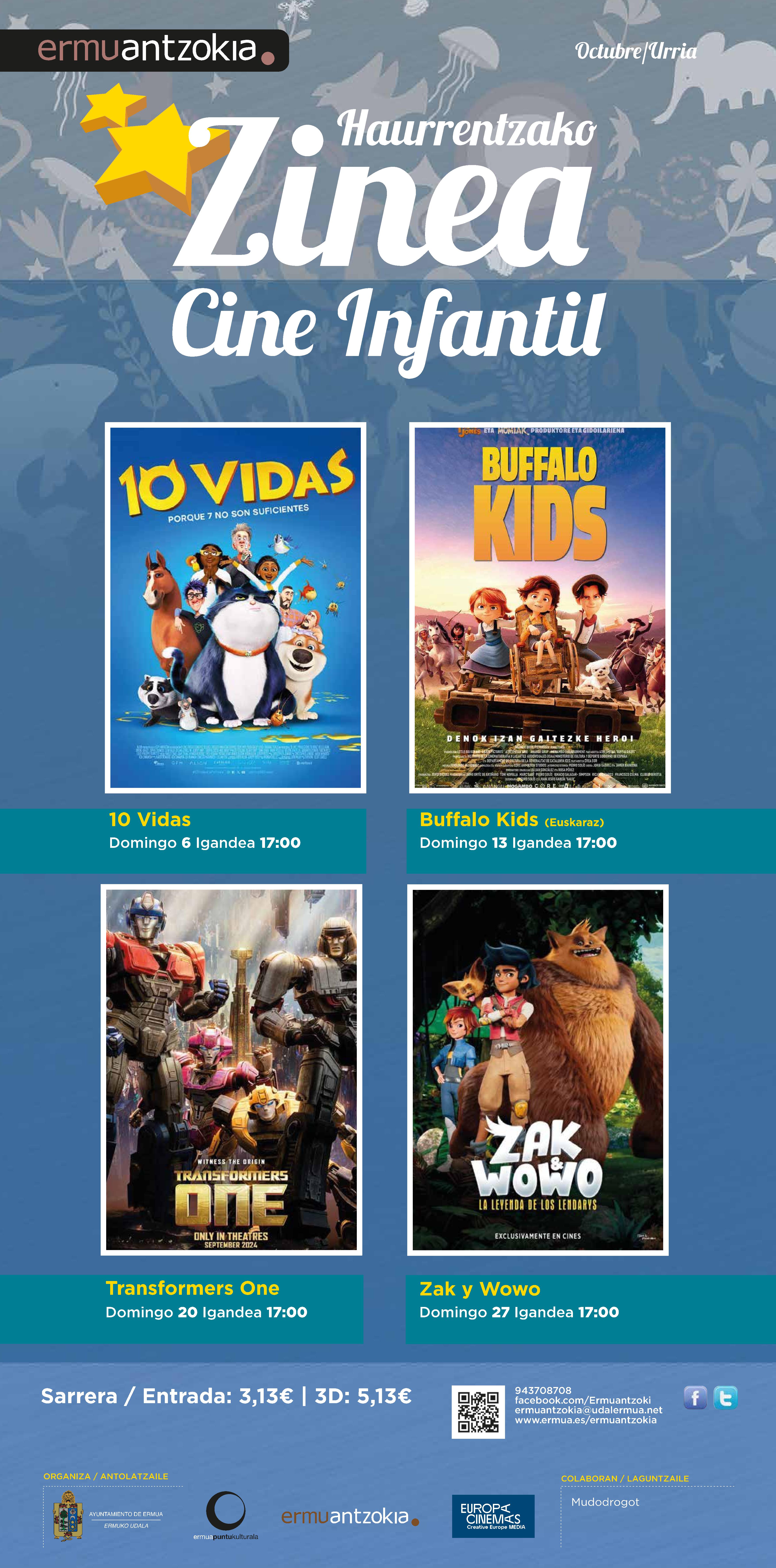 Cartel Cine Infantil Octubre 2024