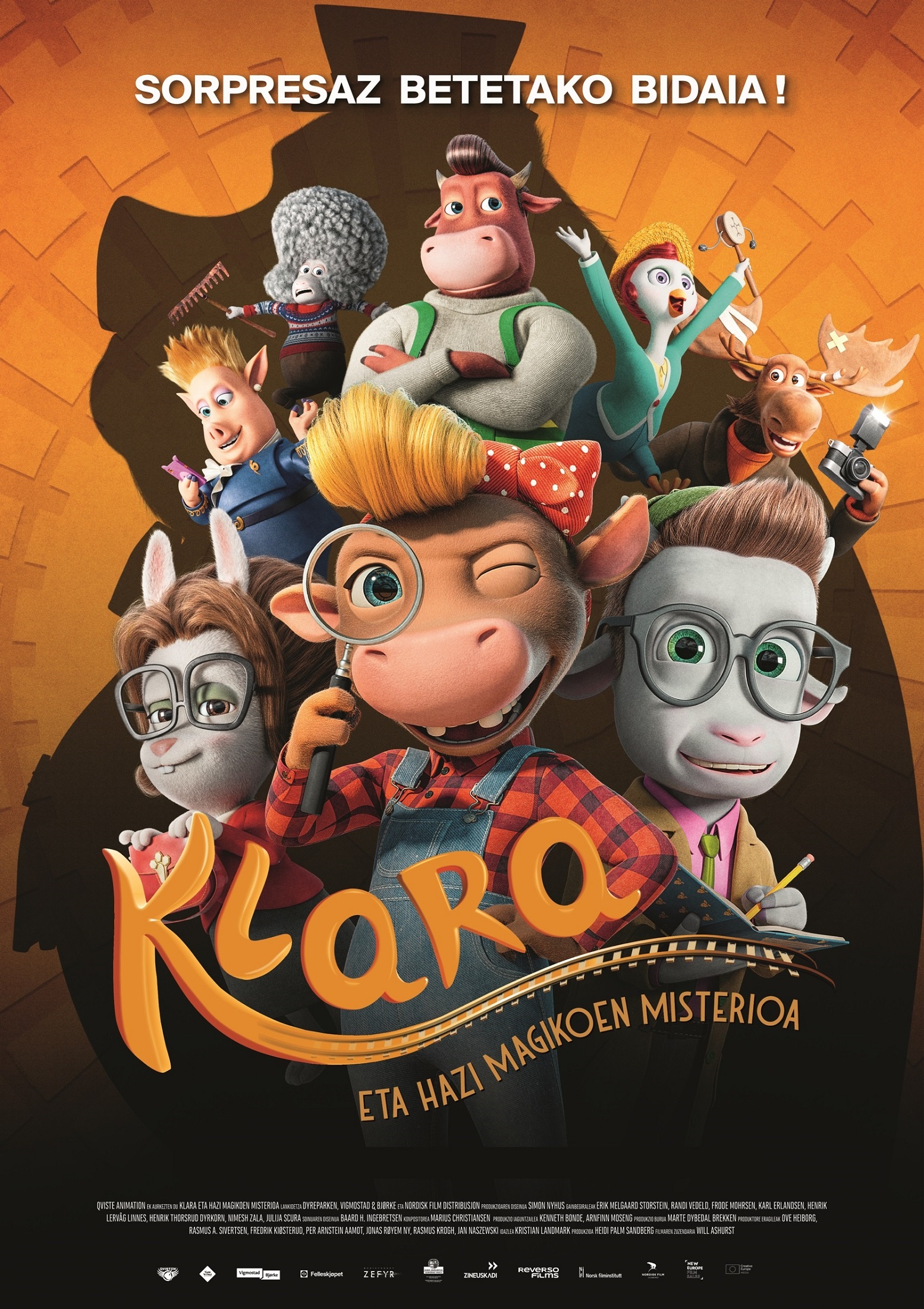 Klara eta hazi magikoen misterioa filmaren kartela