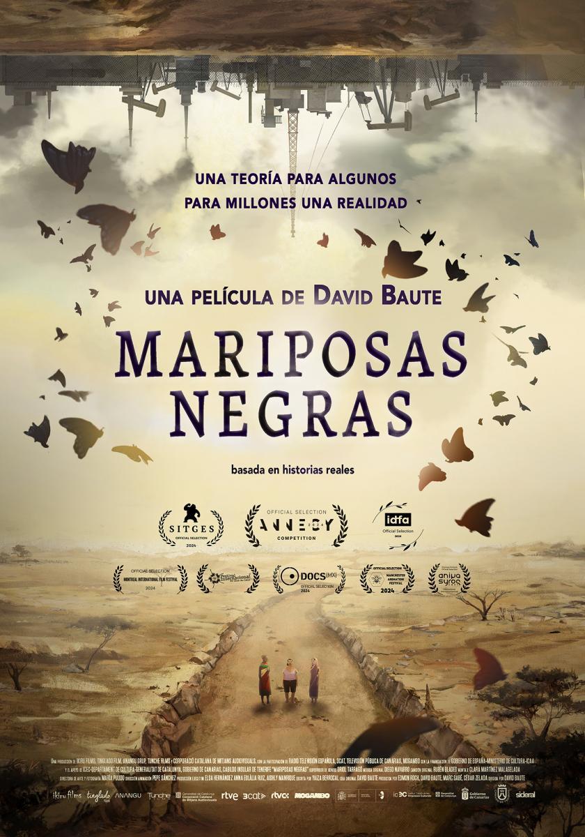 Mariposas negras filmaren kartela