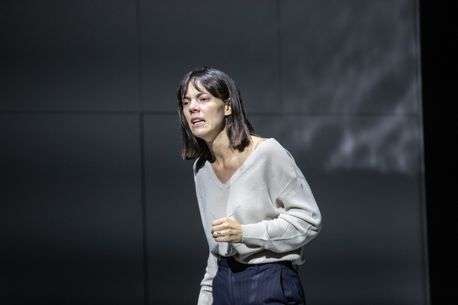 Fotografía de la obra de teatro Prima facie