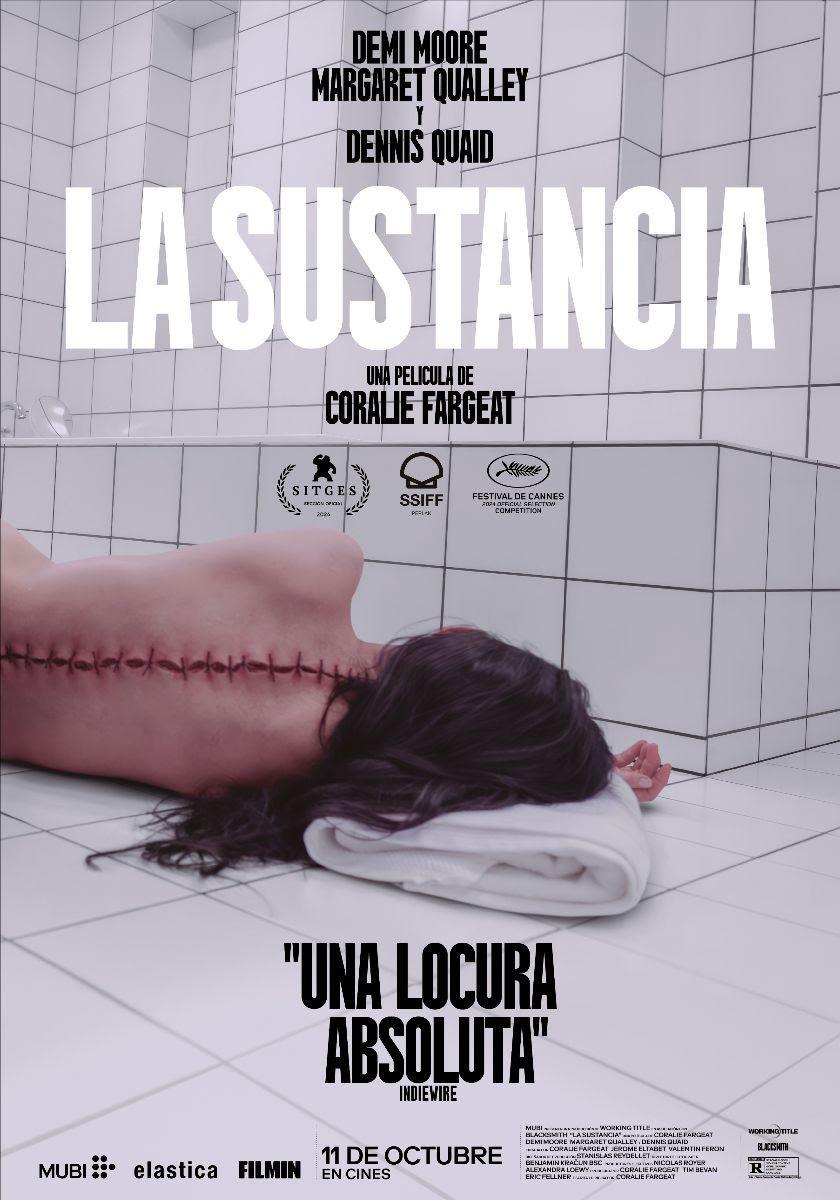 La sustancia filmaren kartela