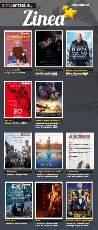 Imagen de cartel cine adultos 2023 enero