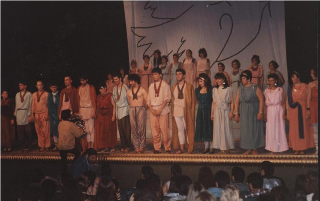 Representación de "Lisistrata" , 3ª fotografía Representación de "Lisistrata" , 3ª fotografía