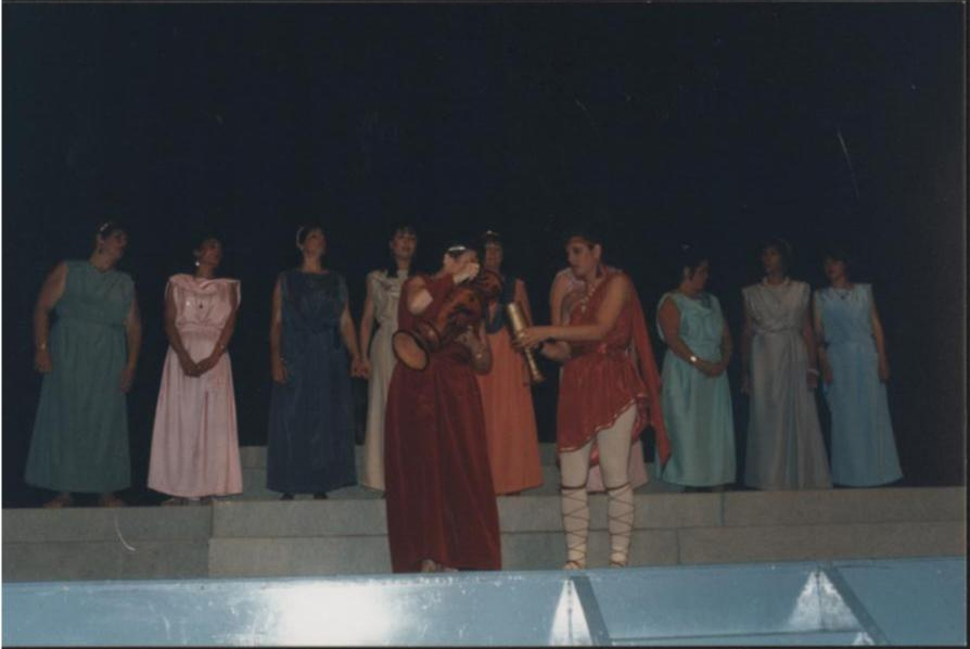 Representación de "Lisistrata", 2ª fotografía Representación de "Lisistrata", 2ª fotografía