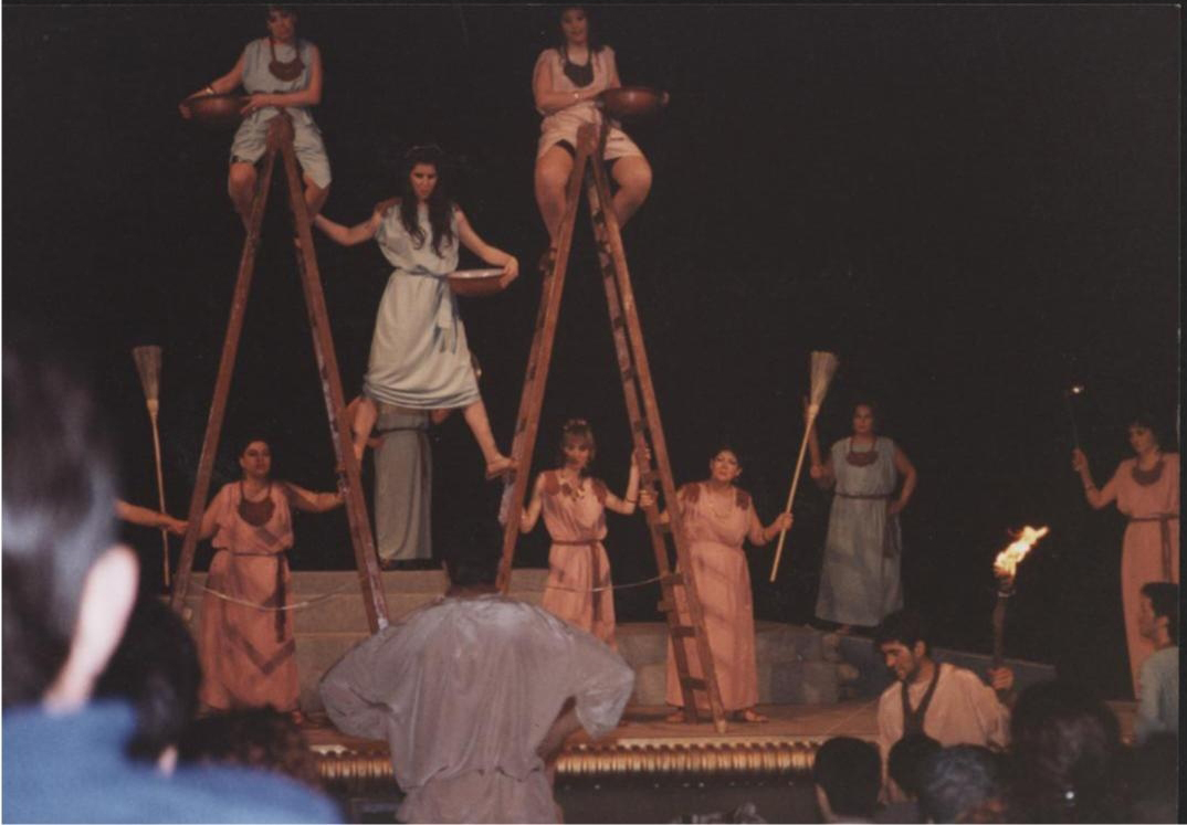 Representación de "Lisistrata", 4ª fotografía Representación de "Lisistrata", 4ª fotografía