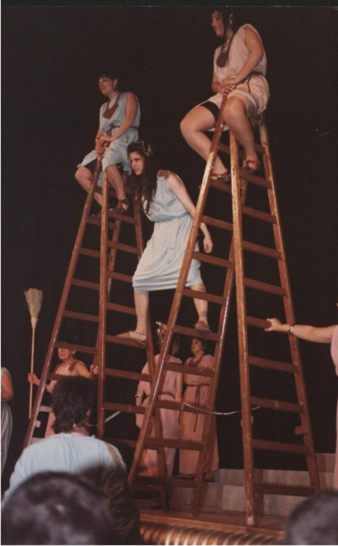 Representación de "Lisistrata", 7ª fotografía Representación de "Lisistrata", 7ª fotografía