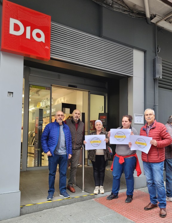 Entrega del sello Somos Amigables a Supermercados Dia Zubiaurre