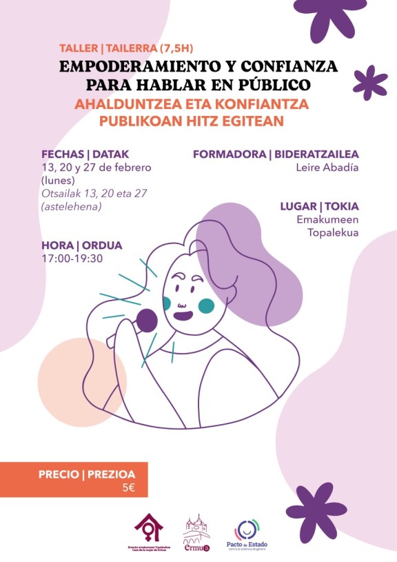 cartel anunciador de la actividad