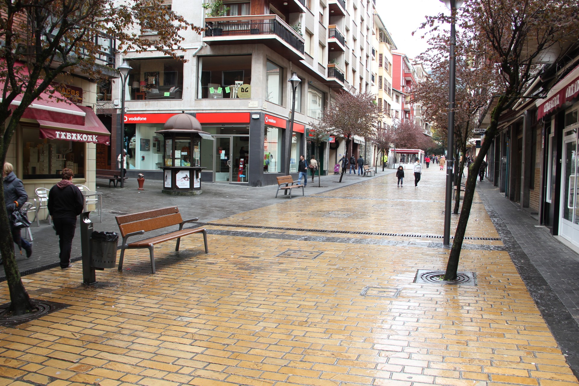 Calle Zubiaurre libre de vehículos
