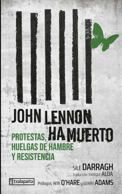 John Lennon ha muerto liburuaren azala